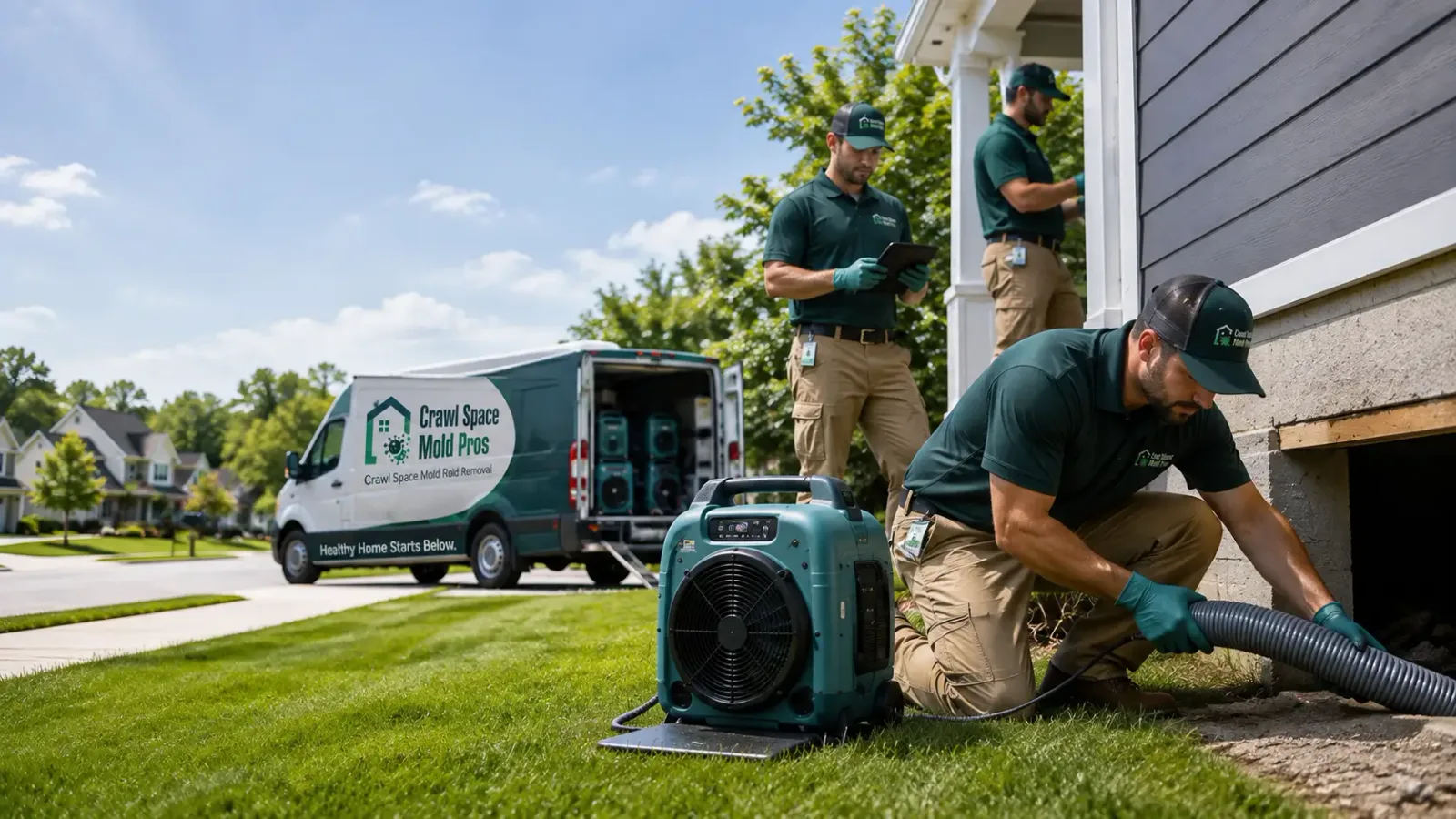 Crawl Space Mold Removal in Springvale, ME